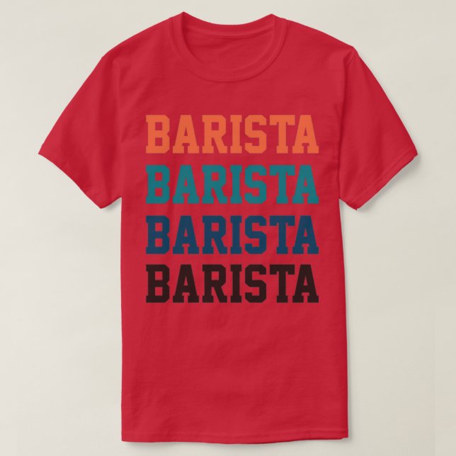 Barista Vintag T-Shirt (Design vorne)