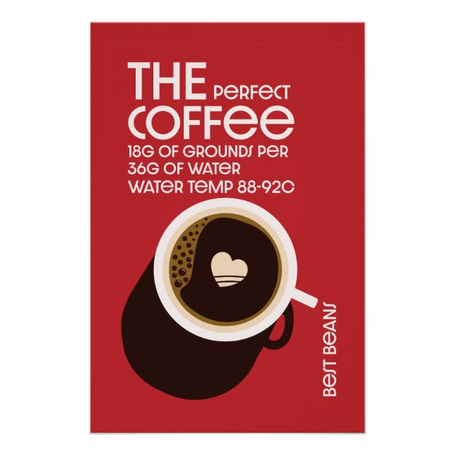 Baristas Coffee Café Poster (Vorderseite)