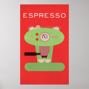 Baristas Kunstsammlung: Espresso Poster
