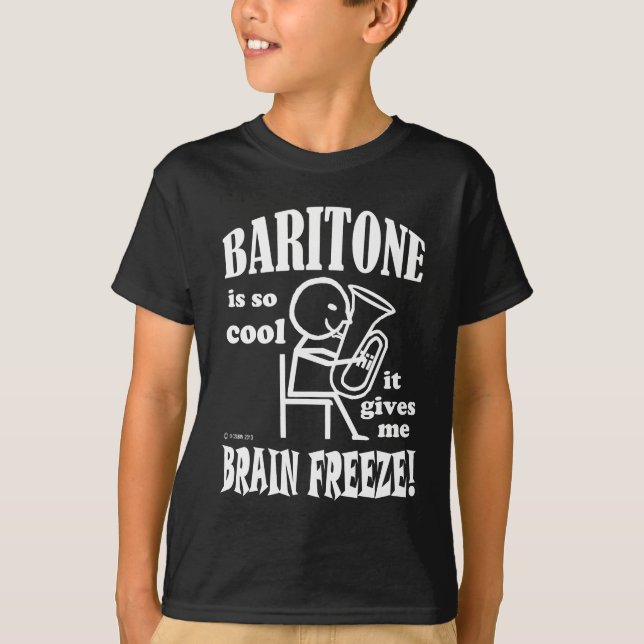 Baritone, Brain Freeze T-Shirt (Vorderseite)