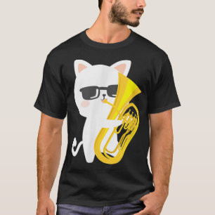Baritone Cat Niedlich Baritone Euphonium Player Ca T-Shirt