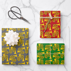 Baritone Crosshatch Geschenkpapier Set