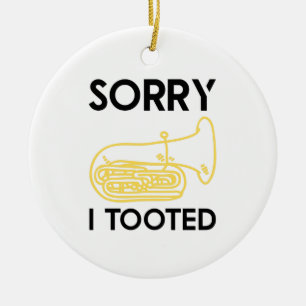 Baritone Definition Funny Orchestra Singer Keramik Ornament