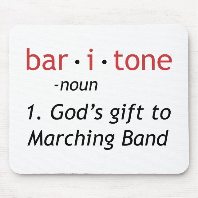 Baritone Definition Mousepad (Vorne)