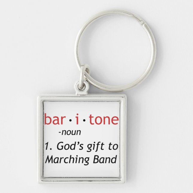 Baritone Definition Schlüsselanhänger (Vorne)