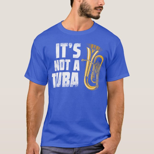 Baritone Euphonium Its Not auba Marching Band gift T-Shirt (Vorderseite)