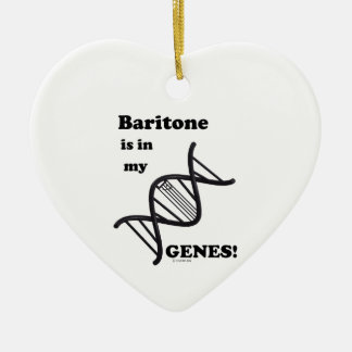 Baritone ist in meinen Genen Keramikornament