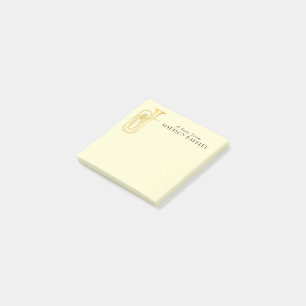 Baritone Musician Band Teacher Postit Notes Post-it Klebezettel
