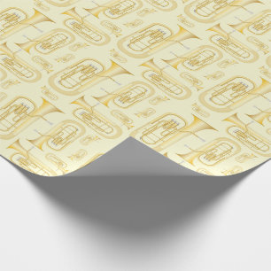 Baritone Musician Band Teacher Wrapping Paper Geschenkpapier