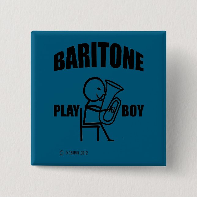 Baritone Play Boy Button (Vorderseite)