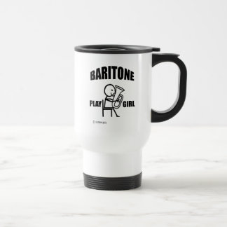Baritone Play Girl Travel Mug Reisebecher