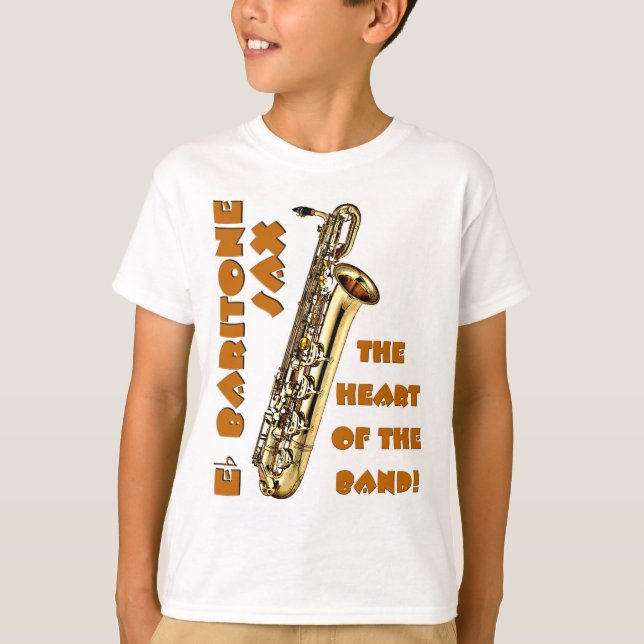 Baritone Sax T-Shirt (Vorderseite)