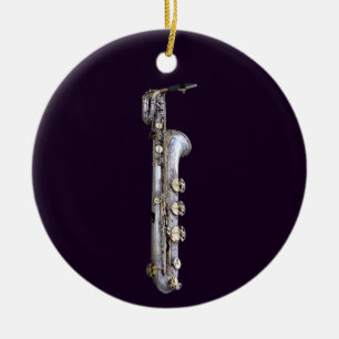 Baritone Saxophon Keramik Ornament