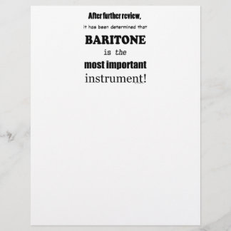 Baritone wichtigstes Instrument