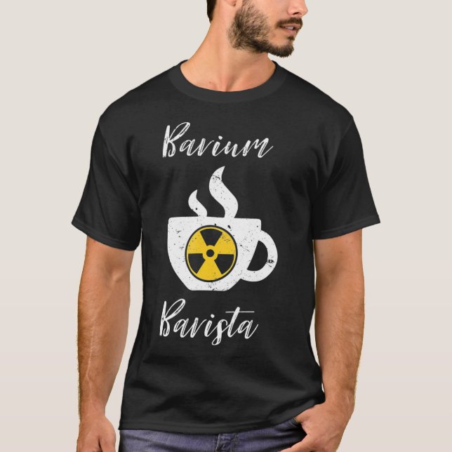 Barium Barista Funny Radiology Techniker Krass Tec T-Shirt (Vorderseite)