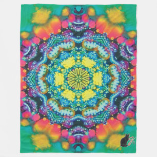 Barium Kaleidoskop-Flanelldecke Fleecedecke