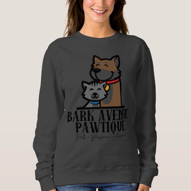 BARK AVENUE PAWTIQUE - Logo 3 Sweatshirt (Vorderseite)