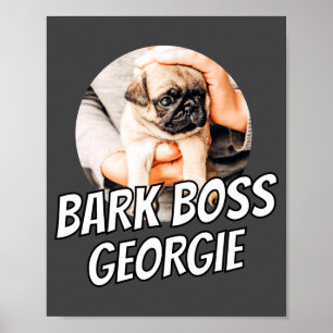 Bark Boss Haustier Hund Foto Modern Einfach Cool Poster