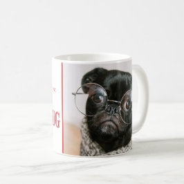 Bark Humbug Funny Christmas Dog Custom Foto Kaffeetasse