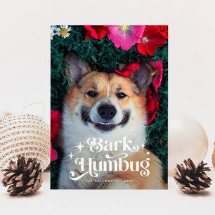 BARK HUMBUG Funny Dog Weihnachten