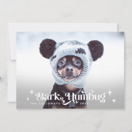 BARK HUMBUG Funny Dog Xmas Feiertagskarte