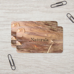 Bark Natural Business Cards Visitenkarte