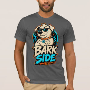 Bark Side Hund PNG, Lustiges Hund Sublimationsdesi T-Shirt