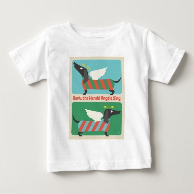 Bark, The Herald Angels Sing Baby T-shirt (Vorderseite)