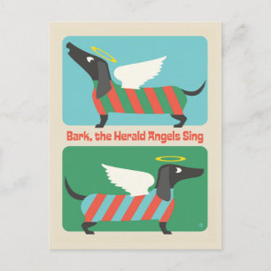 Bark, The Herald Angels Sing Postkarte
