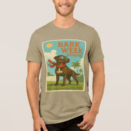 Bark Week beginnt: Retro Flight Edition Tri-Blend Shirt