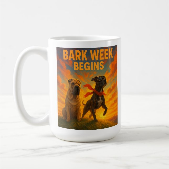 Bark Week beginnt Tasse (Links)