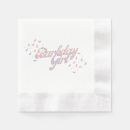 Barkday Girl Paper Napkin Serviette