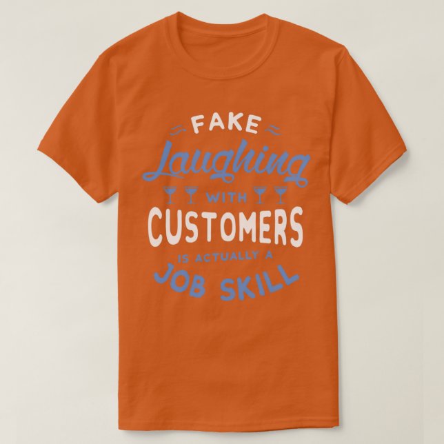 Barkeeper Bar Bartending Cocktail Geschenk 10 T-Shirt (Design vorne)