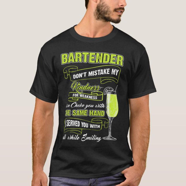 Barkeeper - Barkeeper nicht meine Güte verfehlen T-Shirt (Vorderseite)