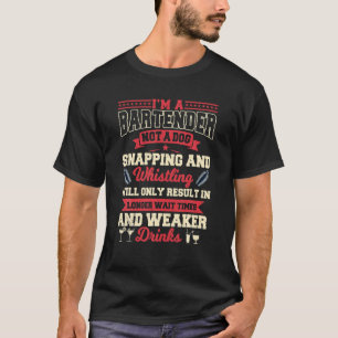 Barkeeper Barman Mixologist Bartending Barkeep Bar T-Shirt
