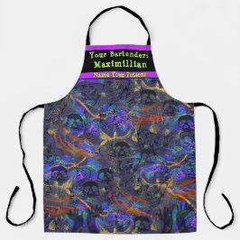 Barkeeper benennen Ihr Gift Personalisiert Schürze
