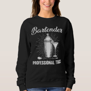 Barkeeper Beruflich Tools Shaker Cocktail Alcoh Sweatshirt