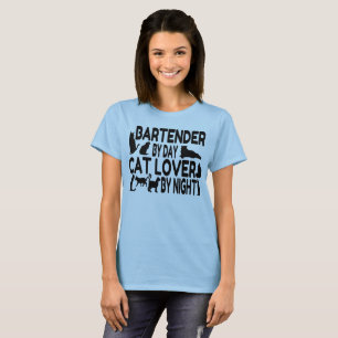 Barkeeper Cat Lover T-Shirt