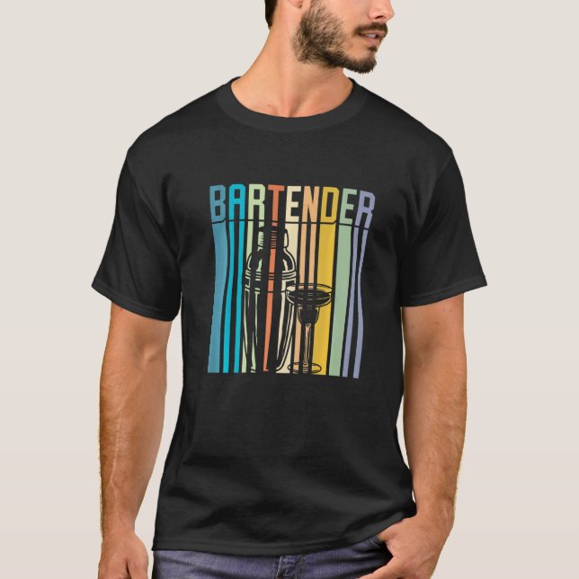 Barkeeper Cocktail T-Shirt (Vorderseite)