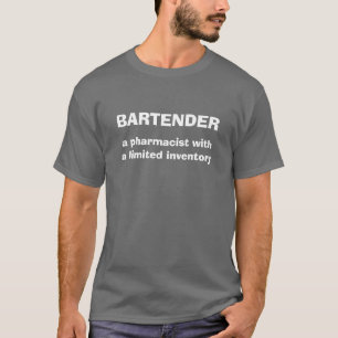 Barkeeper-Definitions-Spaß-T-Shirt T-Shirt