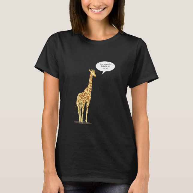 Barkeeper Die Höllenbälle sind auf der Giraffe T-Shirt (Vorderseite)