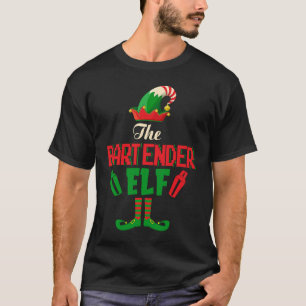 Barkeeper Elf Weihnachts-ELF Barkeeper Familie G T-Shirt