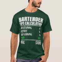 Barkeeper Funny Beard ips Berechnung Bartending