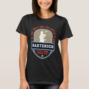 Barkeeper für Männer - Frauen-Tapster-Koch Barman T-Shirt
