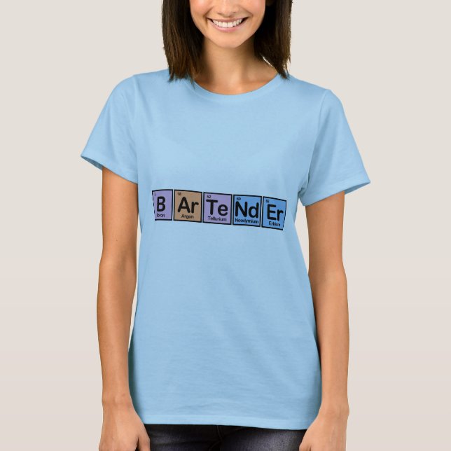 Barkeeper gemacht von den Elementen T-Shirt (Vorderseite)