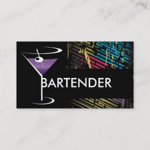 Barkeeper-Geschäfts-Karte Visitenkarte