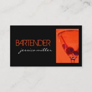 Barkeeper-Geschäfts-Karte Visitenkarte
