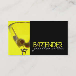 Barkeeper-Geschäfts-Karte Visitenkarte