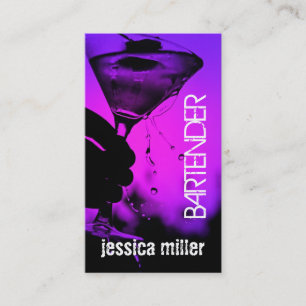 Barkeeper-Geschäfts-Karte Visitenkarte