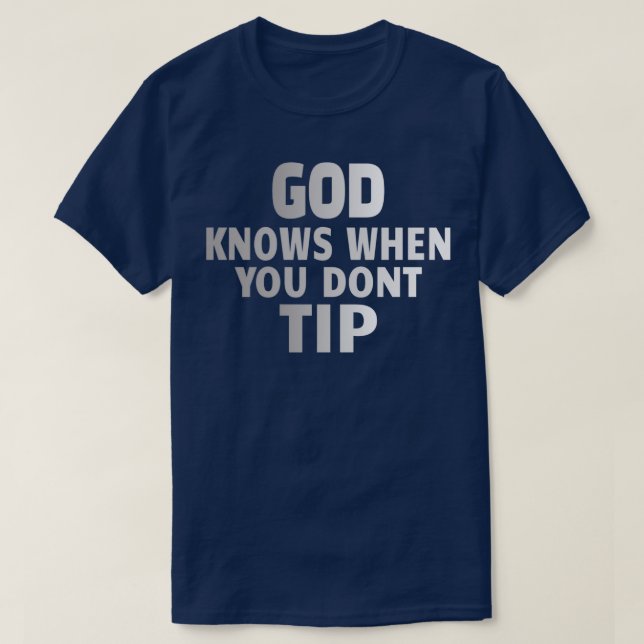 BARKEEPER Gods weiß T-Shirt (Design vorne)
